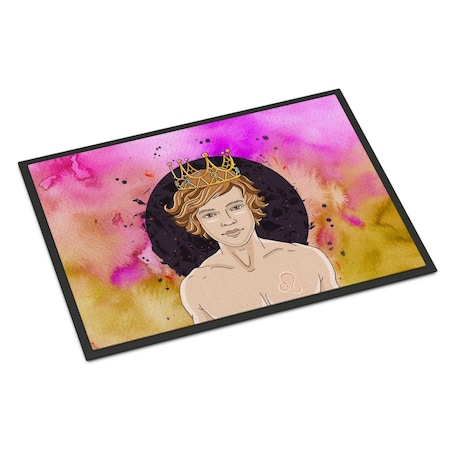 Carolines Treasures 24 x 36 in. Leo Zodiac Sign Indoor or Outdoor Mat BB7321JMAT